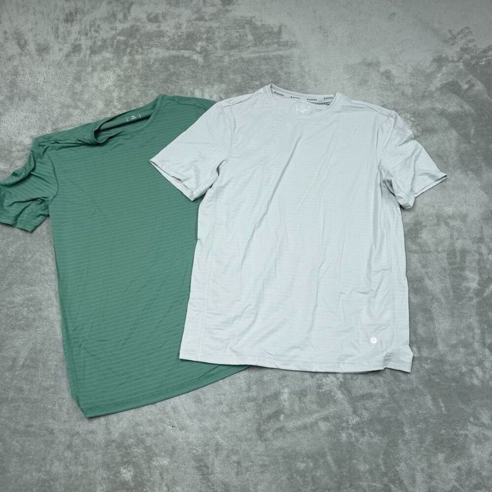 Soybu Mens Performance T-Shirts Small Green White Lightweight Activewear a0873